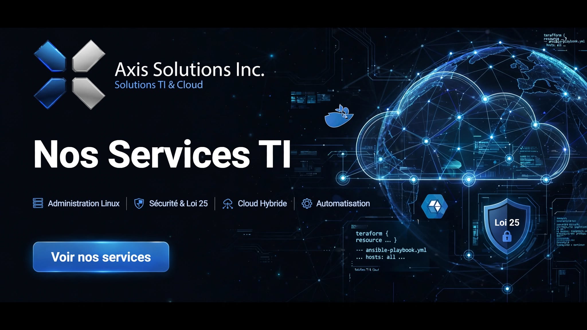Service Informatique & Infrastructure Linux pour PME au Québec